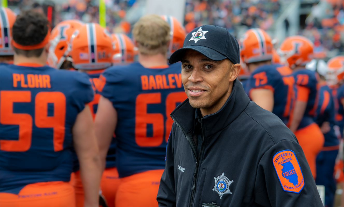 Officer Smiling At Camera